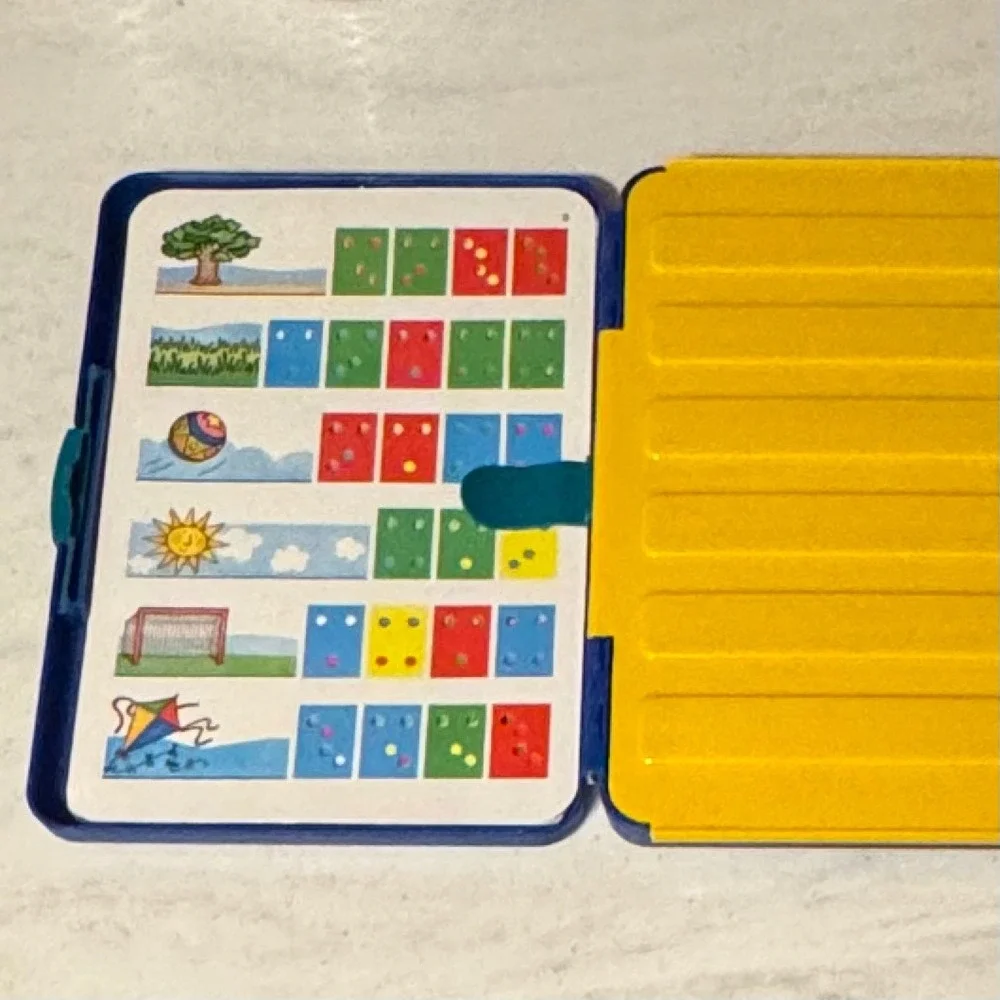 Cadaco Spell Time Vintage Educational Spelling Game Portable Case Alphabet Tiles